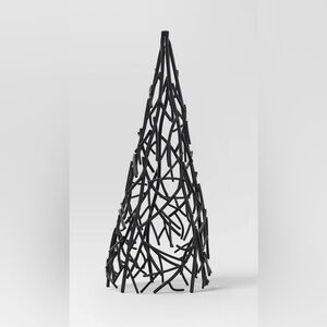 Target Hyde & Eek 13.5" Black Metal Twig Cone Tree Decorative Sculpture